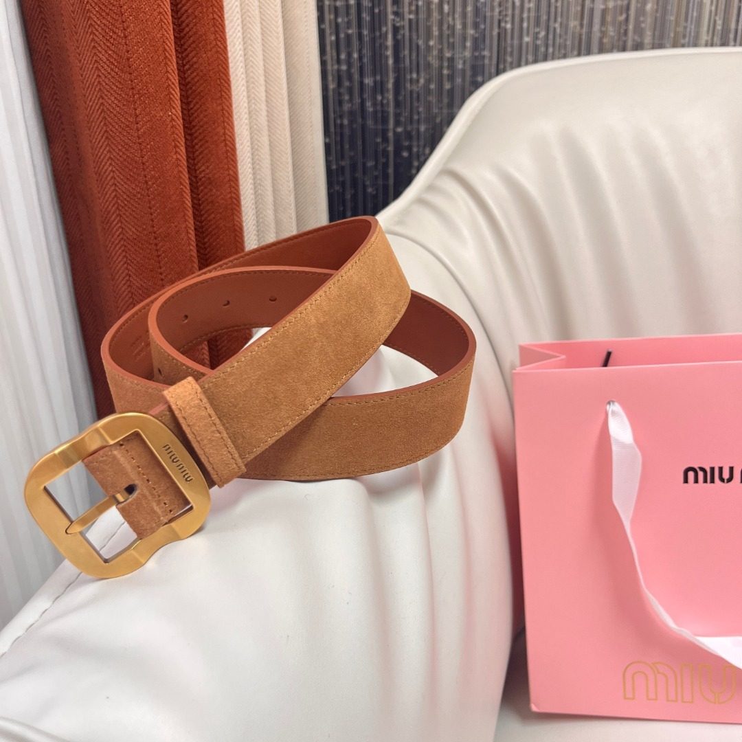 Miu Miu Leather Belt
