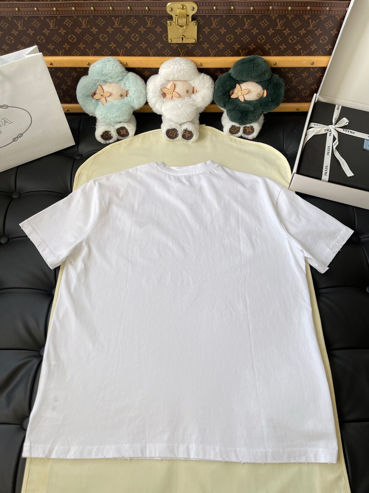 Prada Milano White Crewneck T-Shirt
