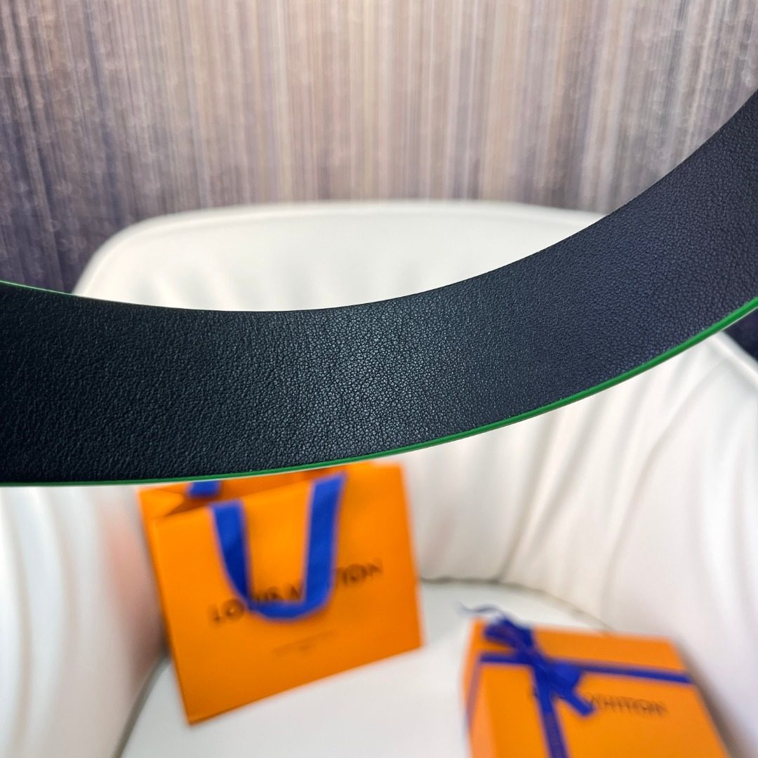 Louis Vuitton Damier Graphite Leather Belt