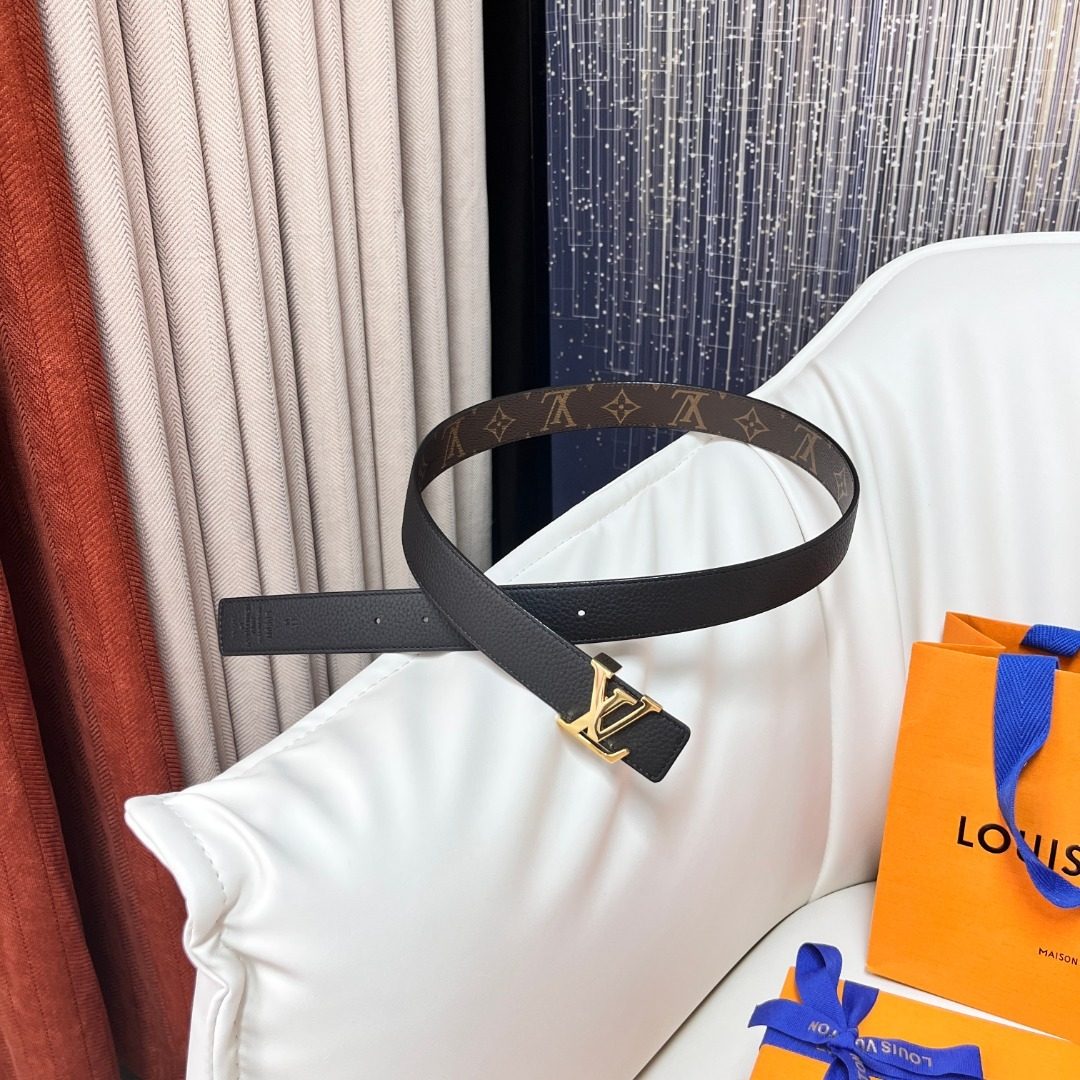 Louis Vuitton Monogram Leather Belt