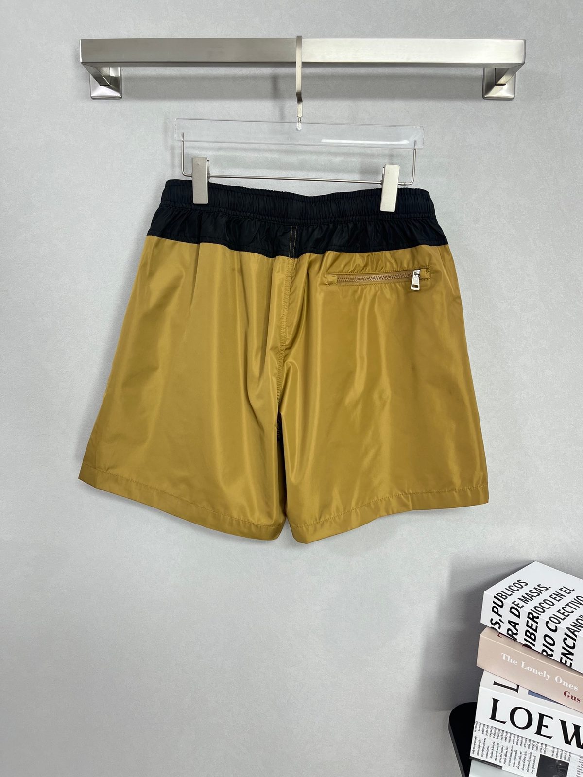 Moncler Colorblock Nylon Swim Shorts