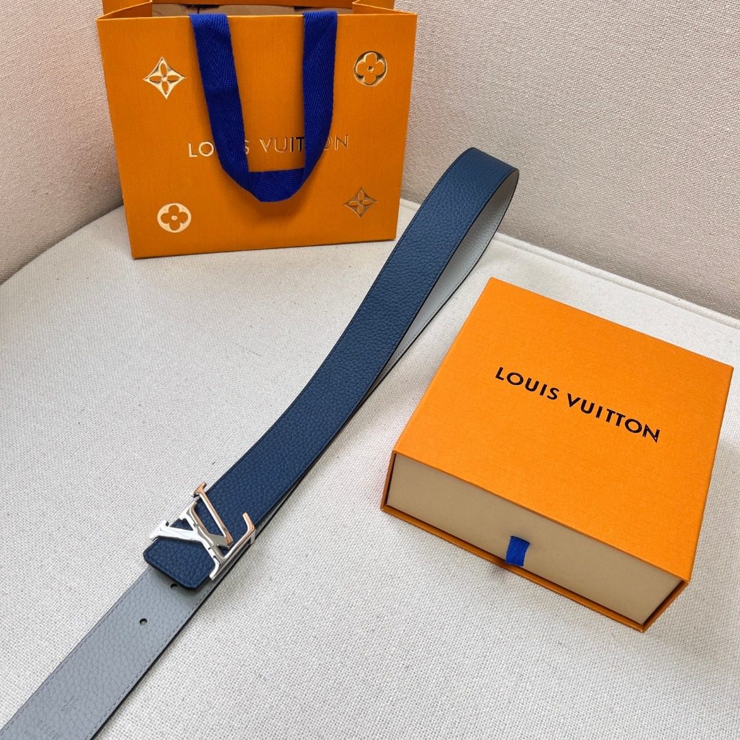 Louis Vuitton Initiales Reversible Leather Belt