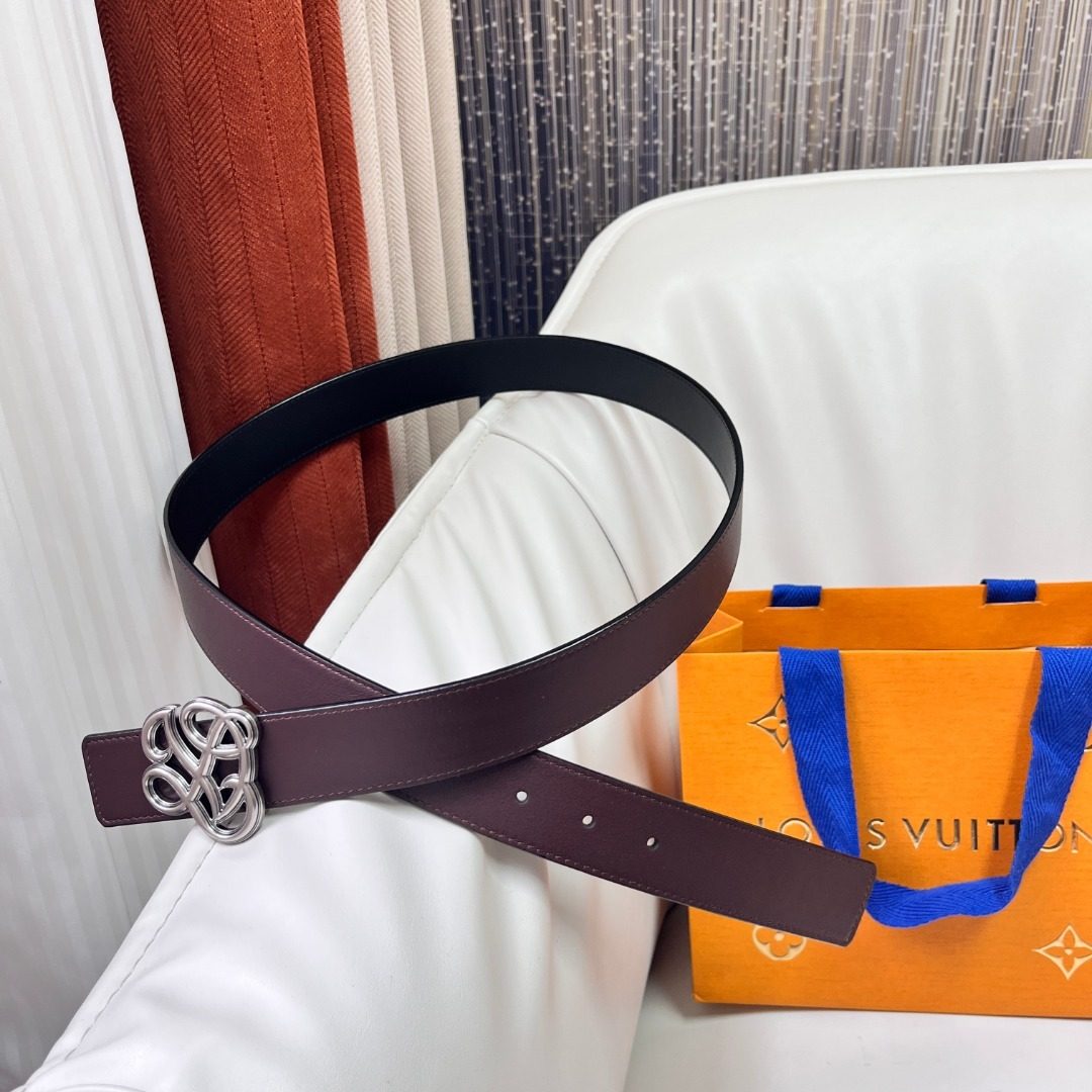 Louis Vuitton Monogram Leather Belt