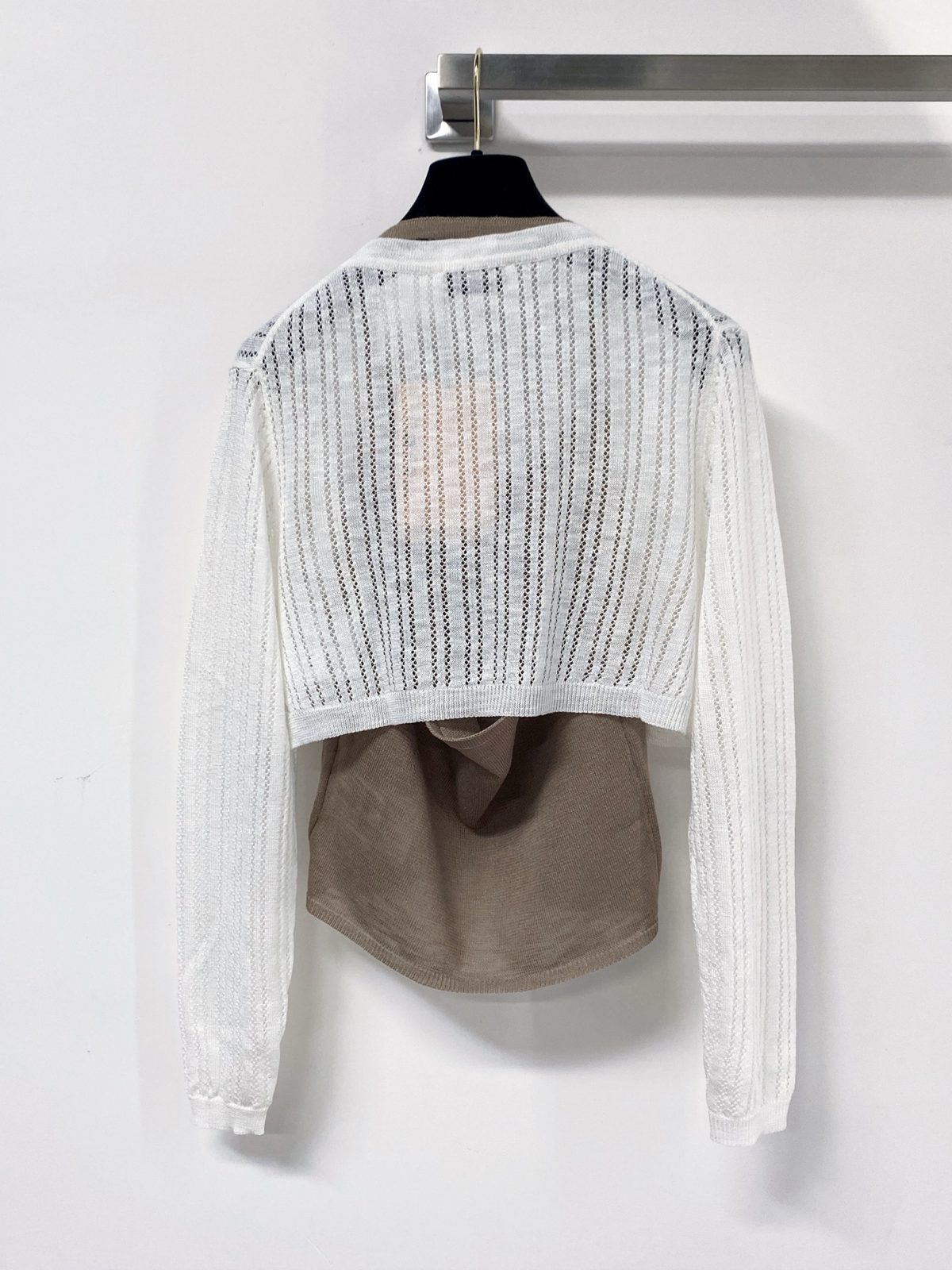 Miu Miu Knit Cardigan and Tank Top Set