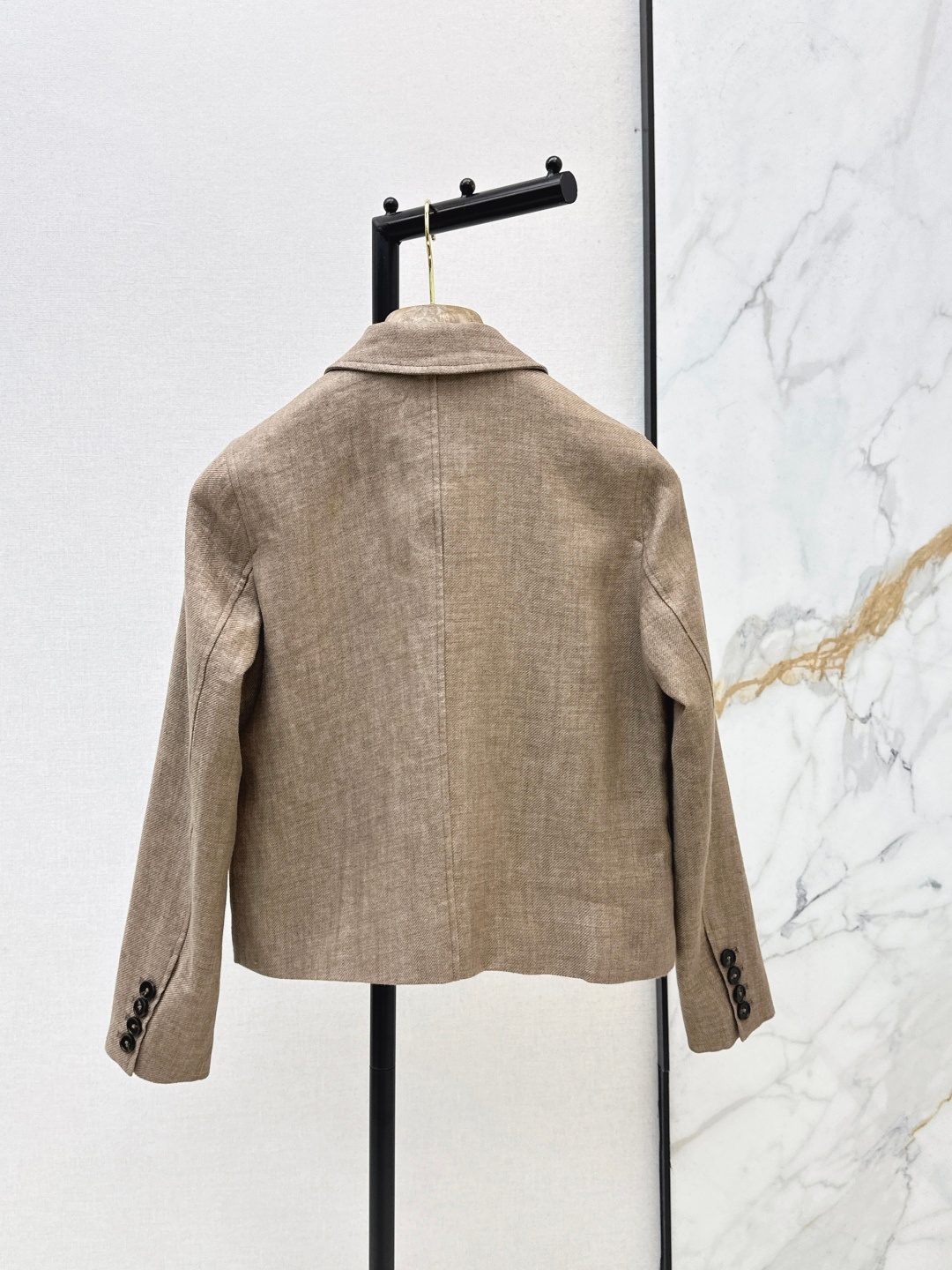 Brunello Cucinelli Linen Button-Up Jacket