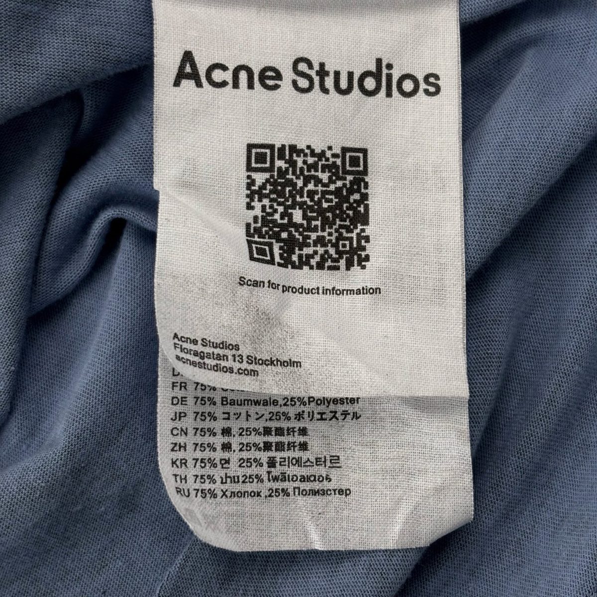 Acne Studios Coin Print Vintage T-Shirt