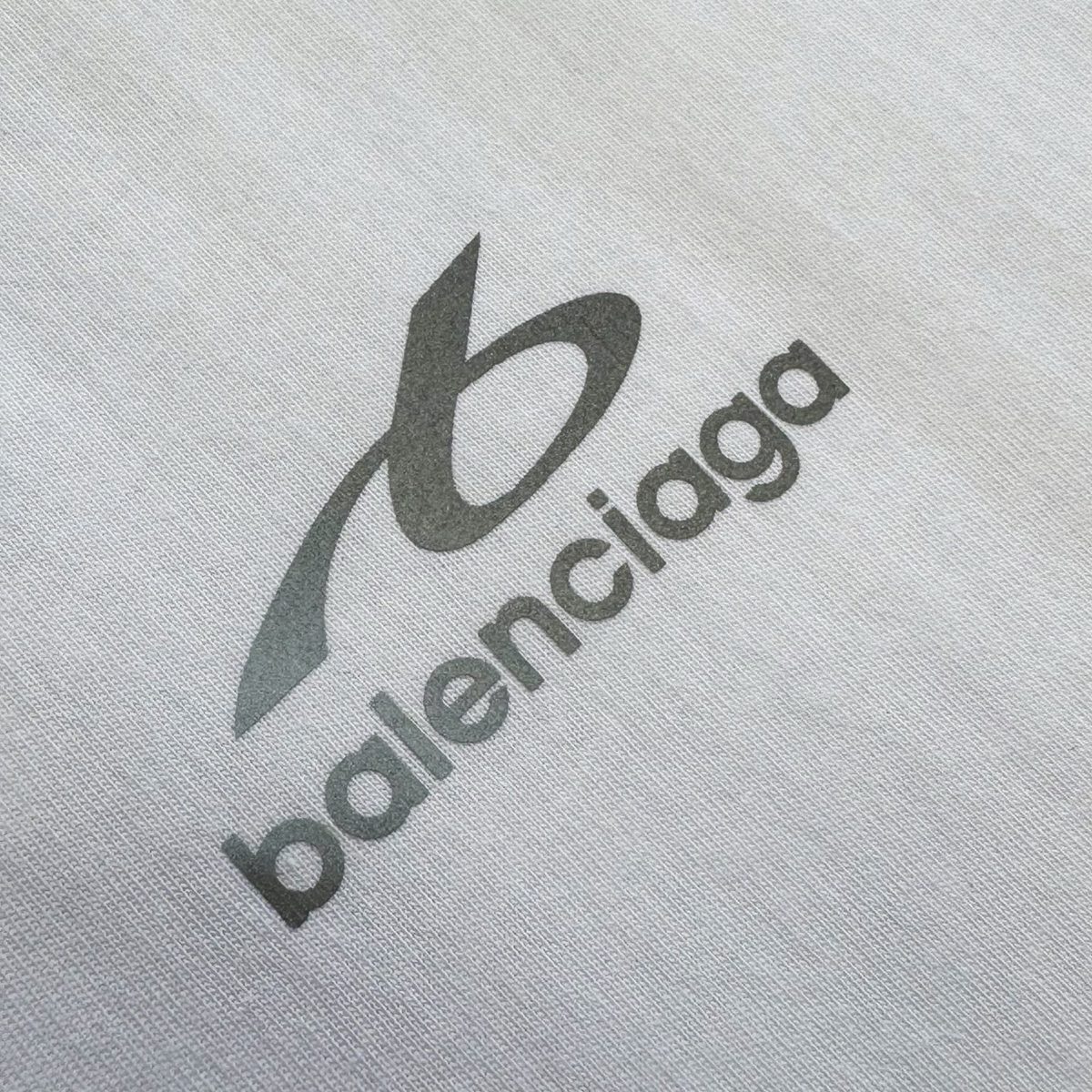 Balenciaga Logo Print White T-Shirt