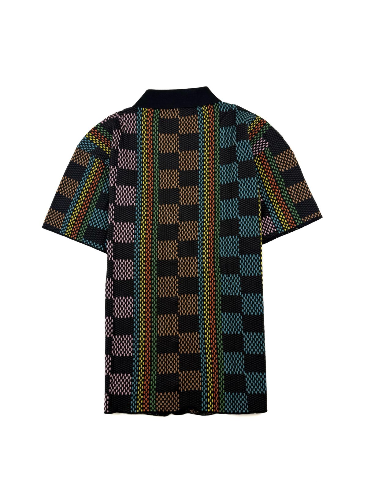 Louis Vuitton Damier Colorblock Short Sleeve Shirt
