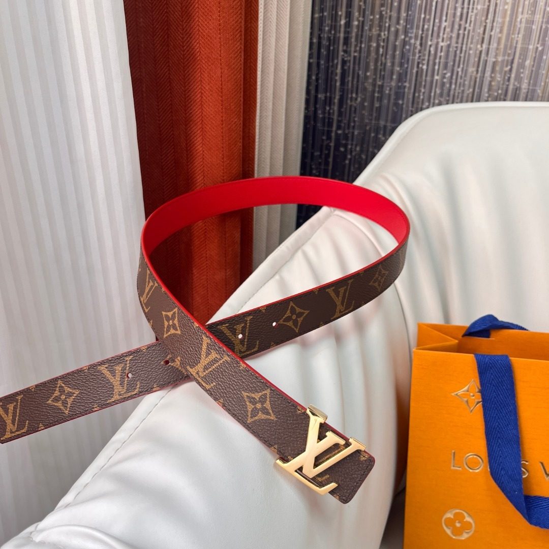 Louis Vuitton Monogram Reversible Leather Belt