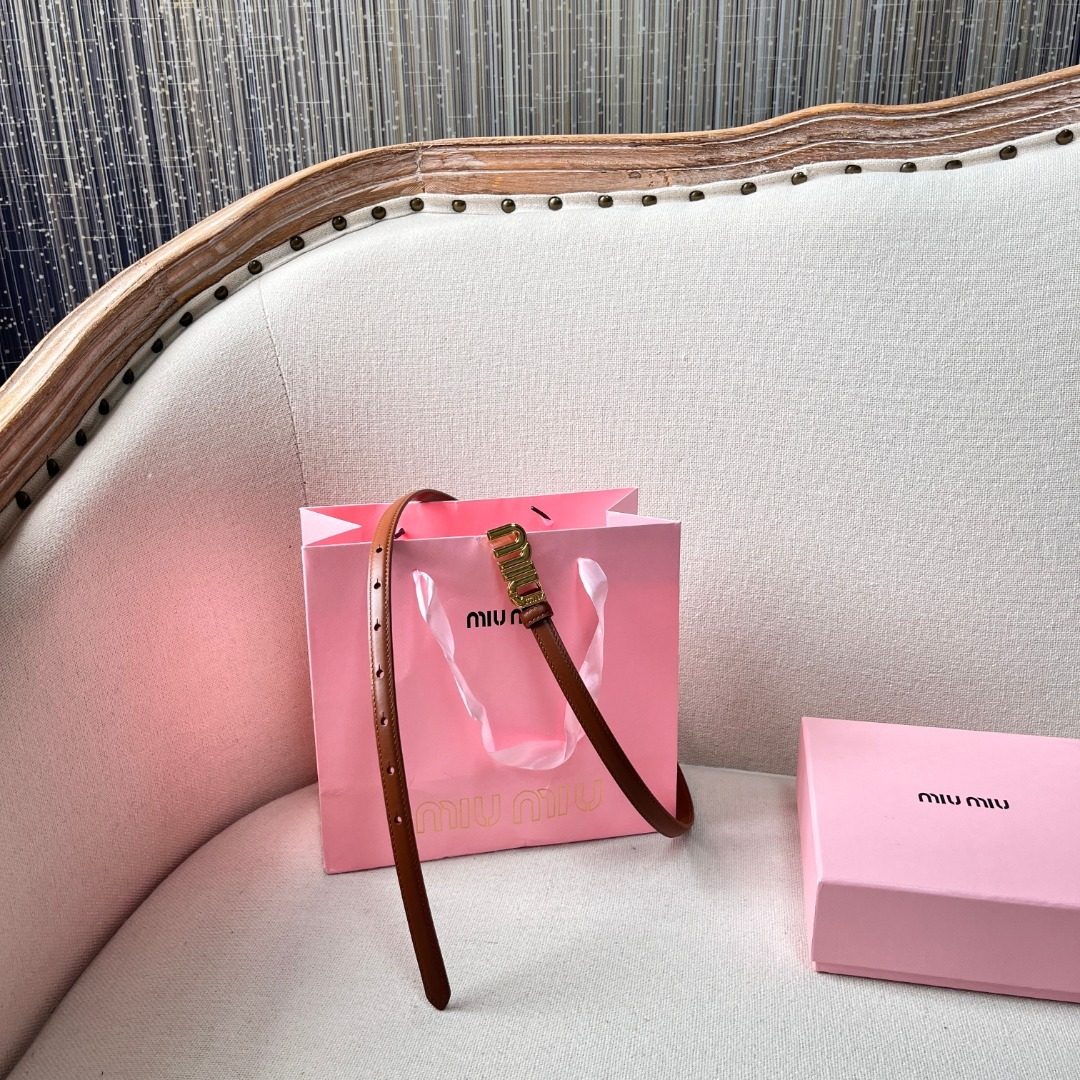 Miu Miu Leather Belt