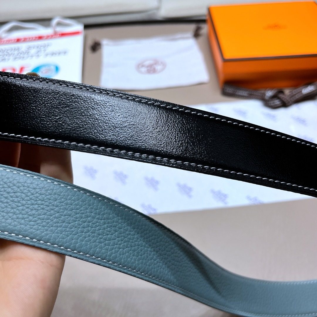 Hermès Reversible Leather Belt