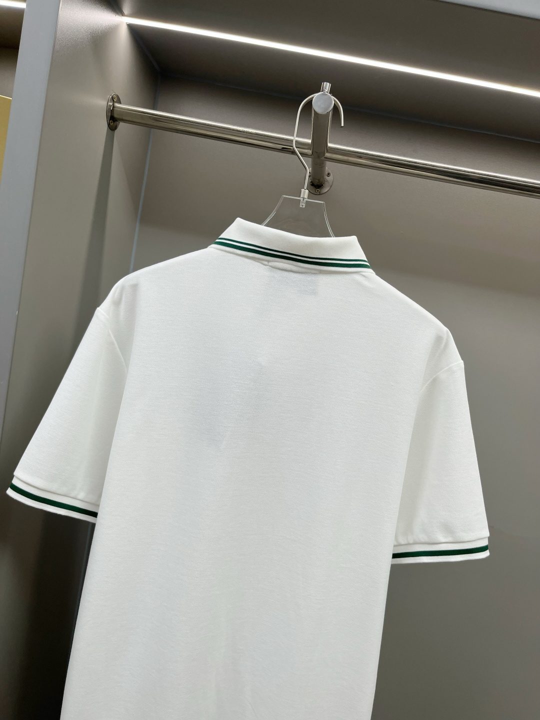 Burberry Striped Collar Polo Shirt