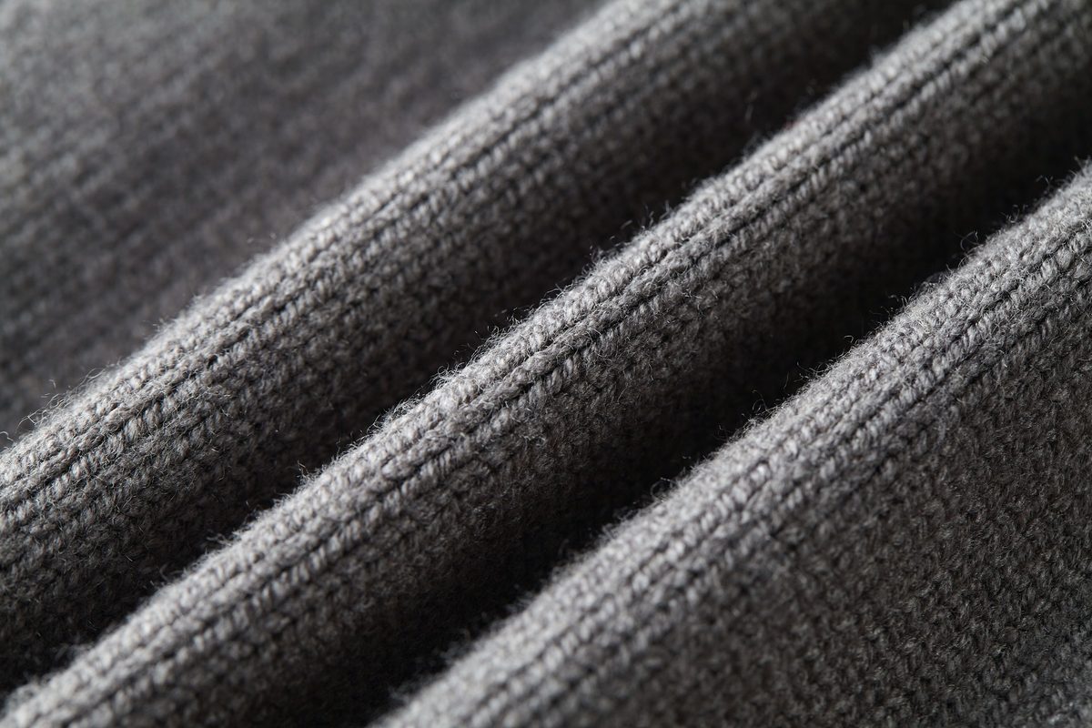 LV Machine Quilted Pearl Cardigan Sweater