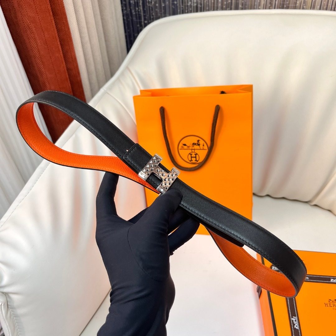 Hermès Reversible Leather Belt