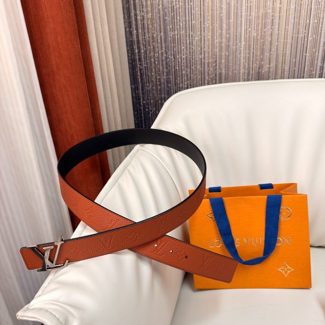 Louis Vuitton Monogram Leather Belt