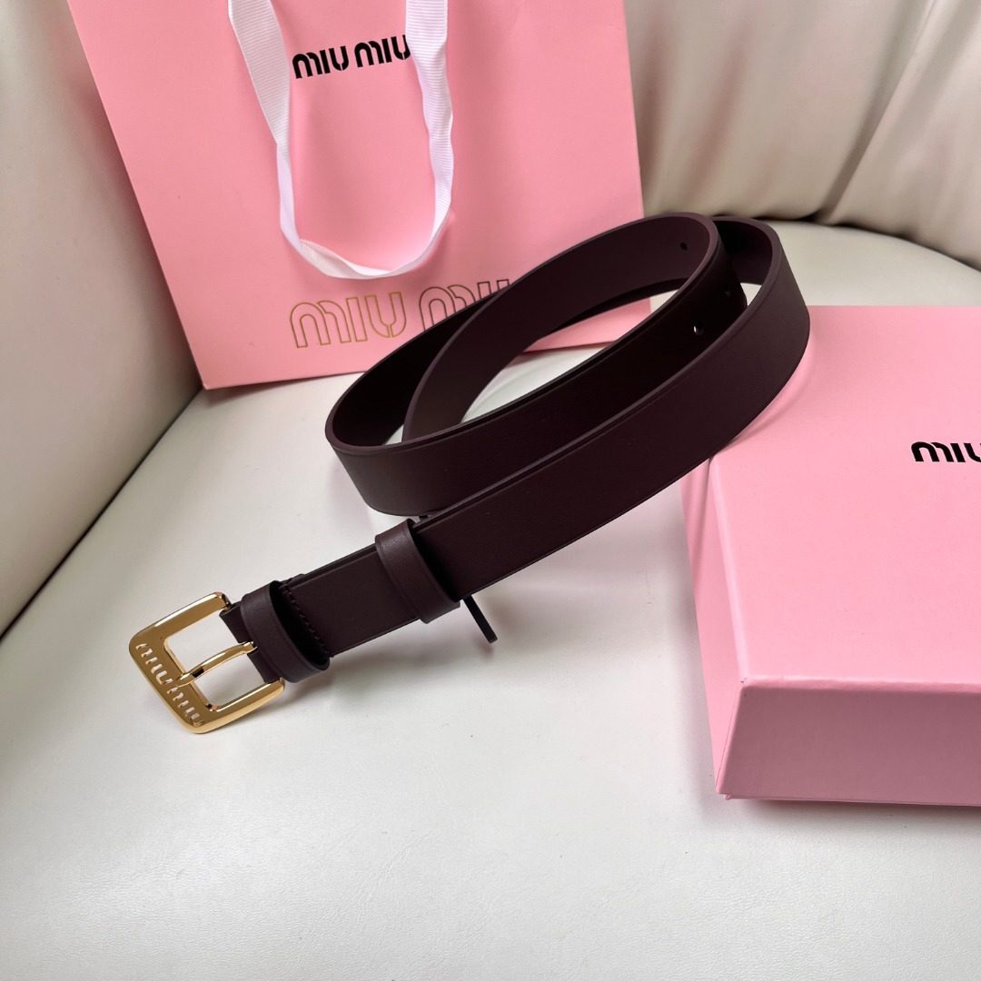 Miu Miu Leather Belt