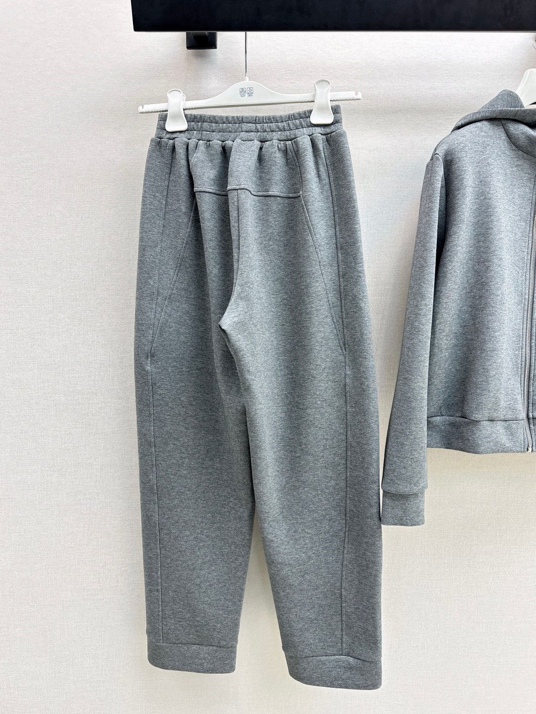 Moncler Grey Fleece Jogger Pants