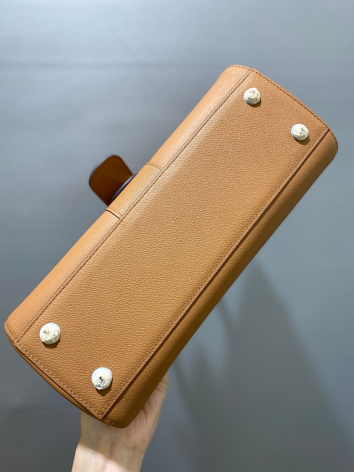 Prada Leather Shoulder Bag with Flap Closure