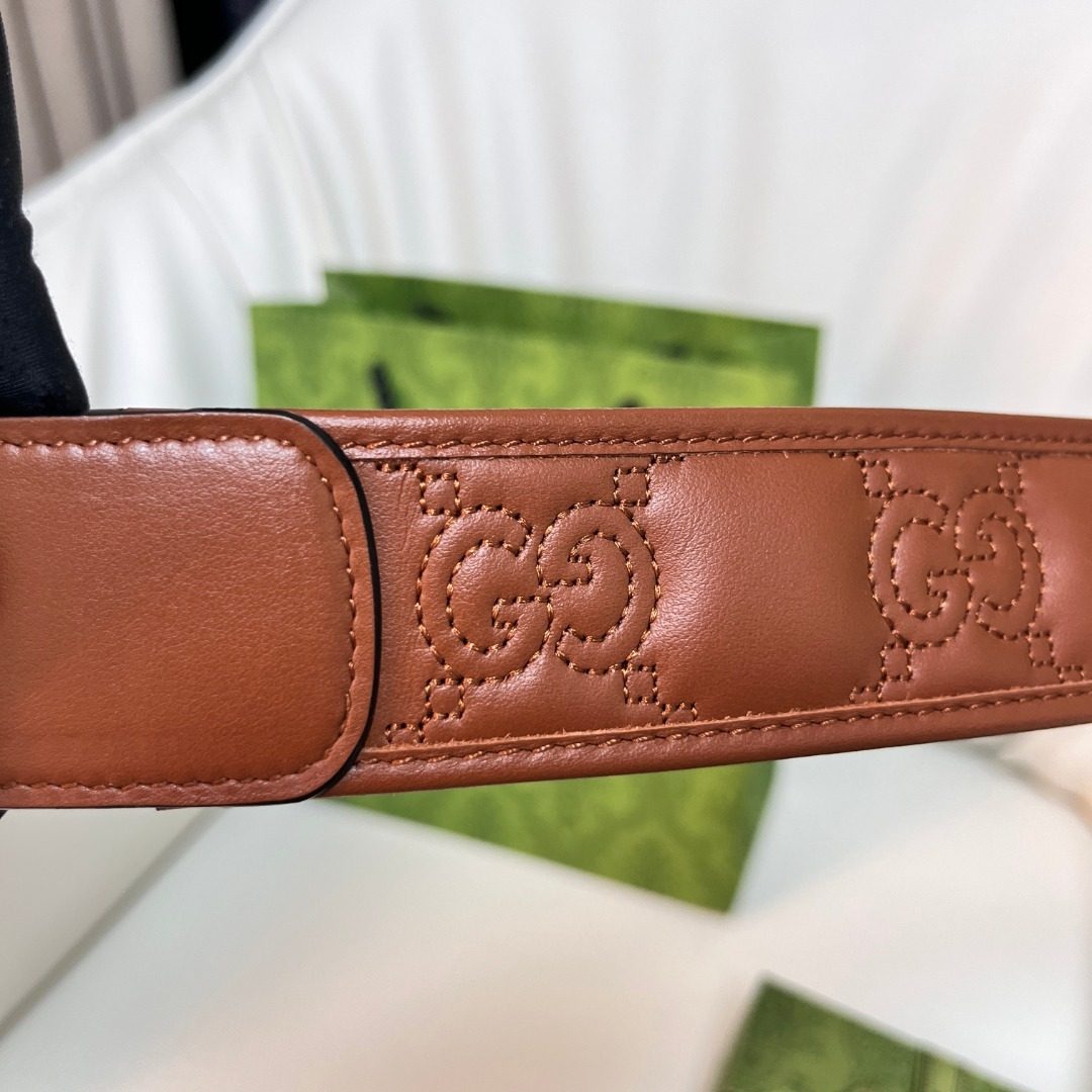 Gucci GG Marmont Leather Belt