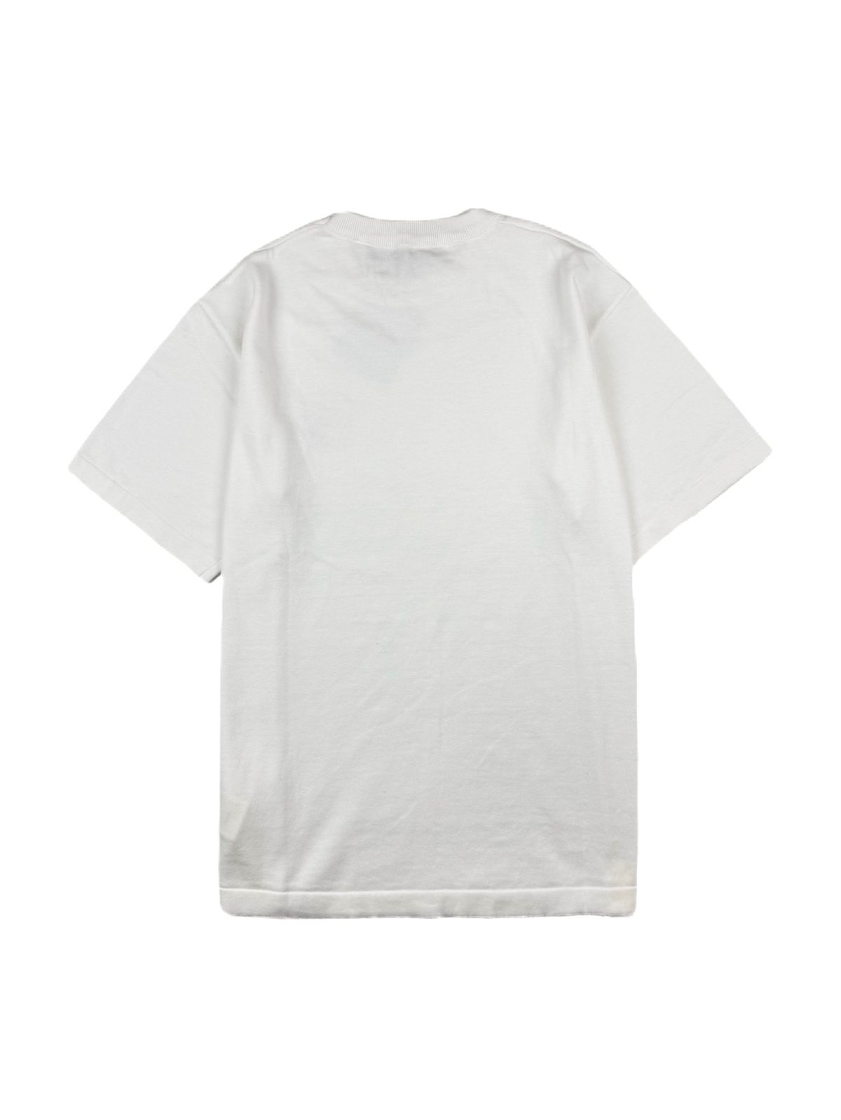 Luxury White Cotton Crewneck T-Shirt