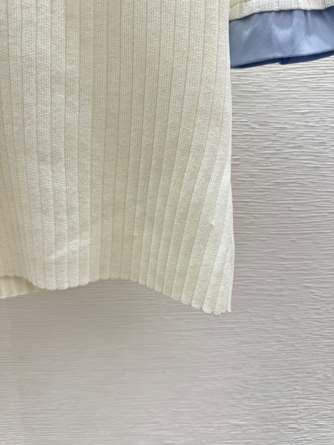Luxury Wool Knit Ribbed Sweater