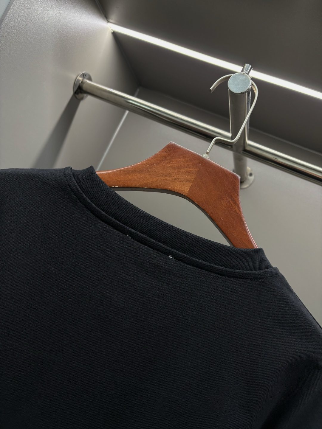 Burberry Embroidered Logo Crewneck T-Shirt