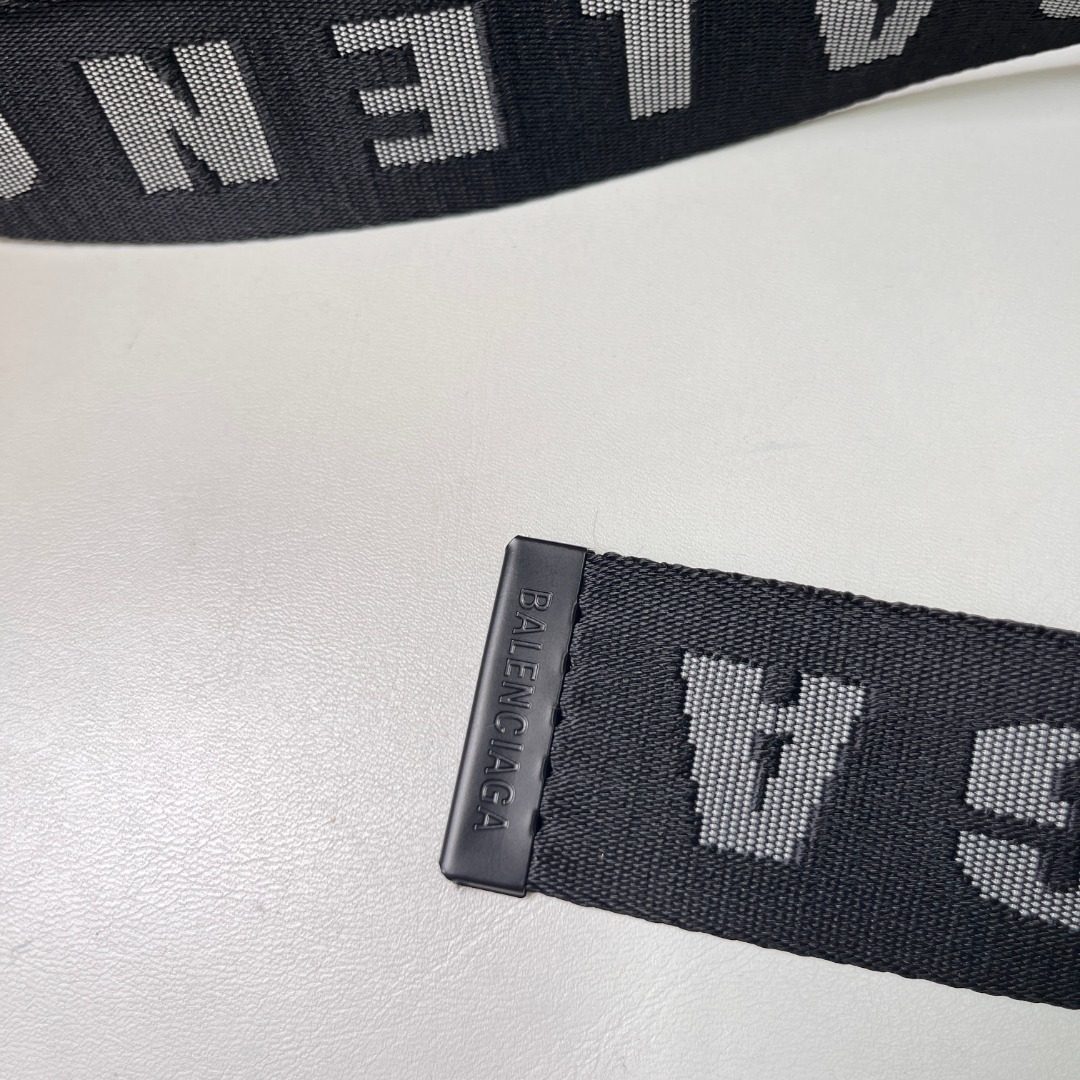 Balenciaga Logo Canvas Belt