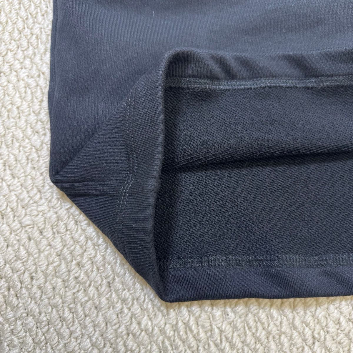 Burberry Logo Embroidered Black Shorts