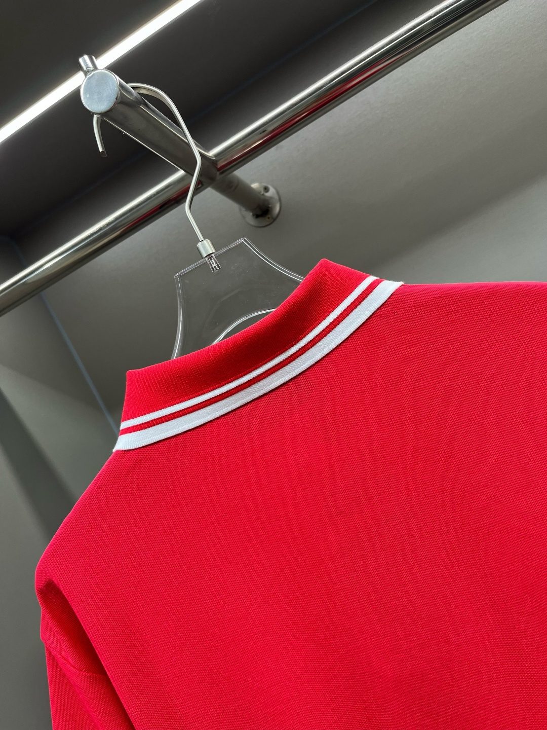 Burberry Striped Collar Polo Shirt