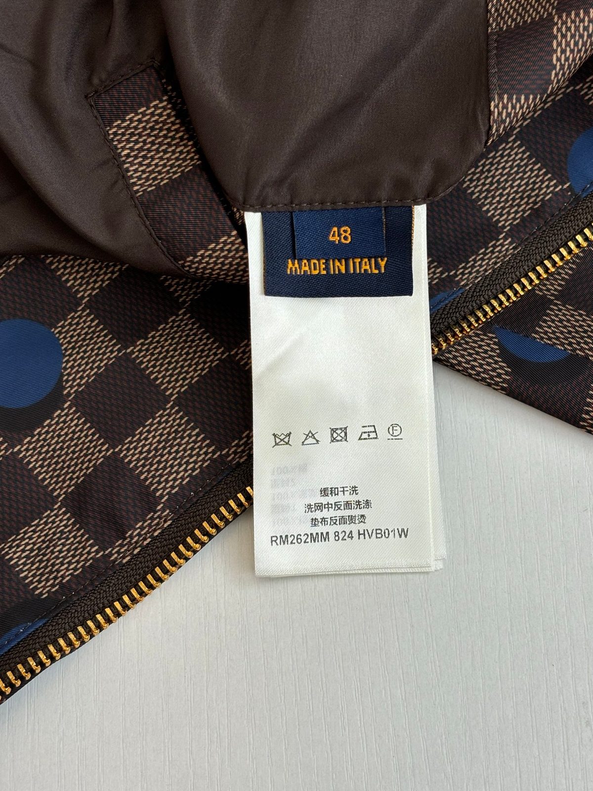Louis Vuitton Damier Checked Windbreaker Jacket
