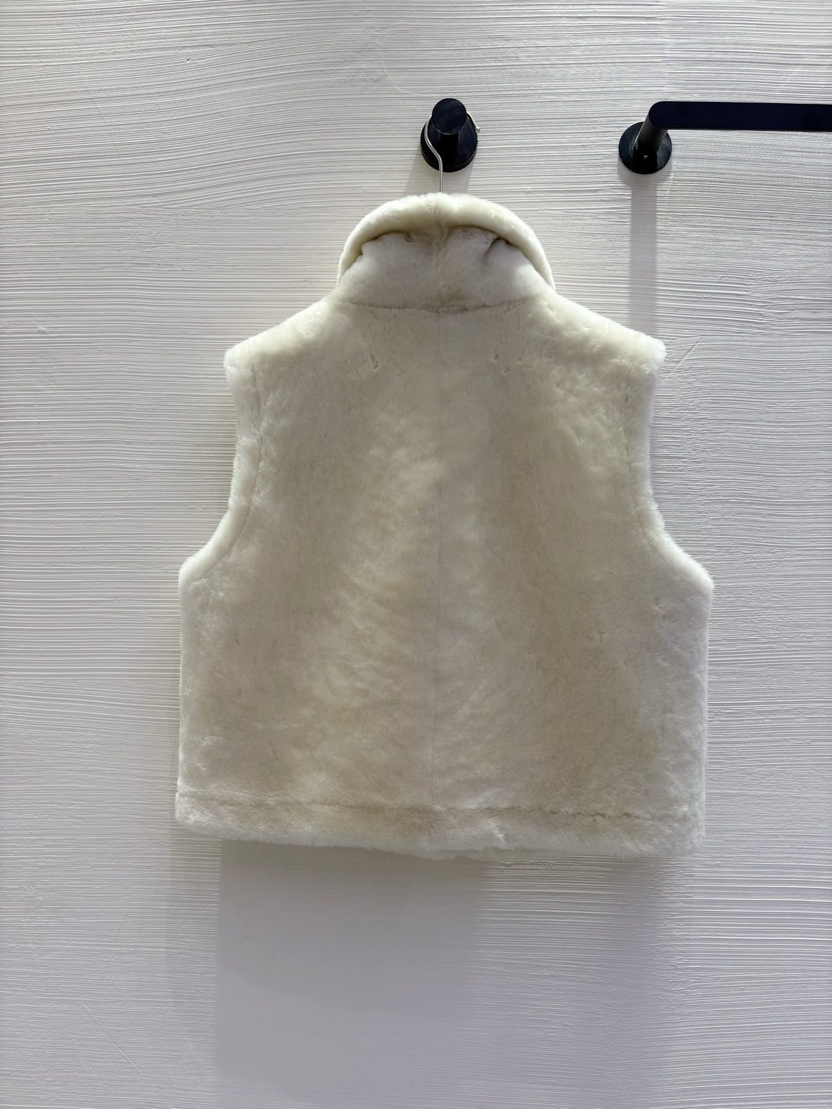 Luxury Faux Fur Collared Vest