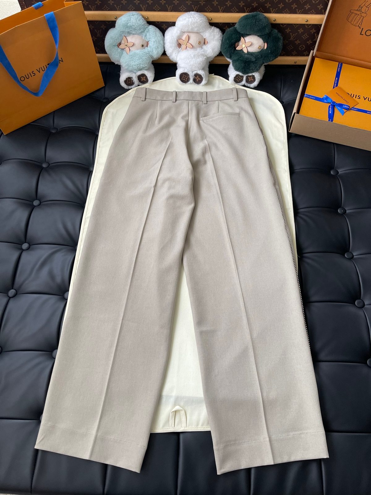 Louis Vuitton Wool Blend Tailored Trousers