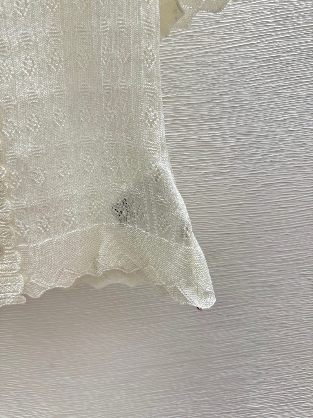 Designer Lace Short Sleeve Knit Top
