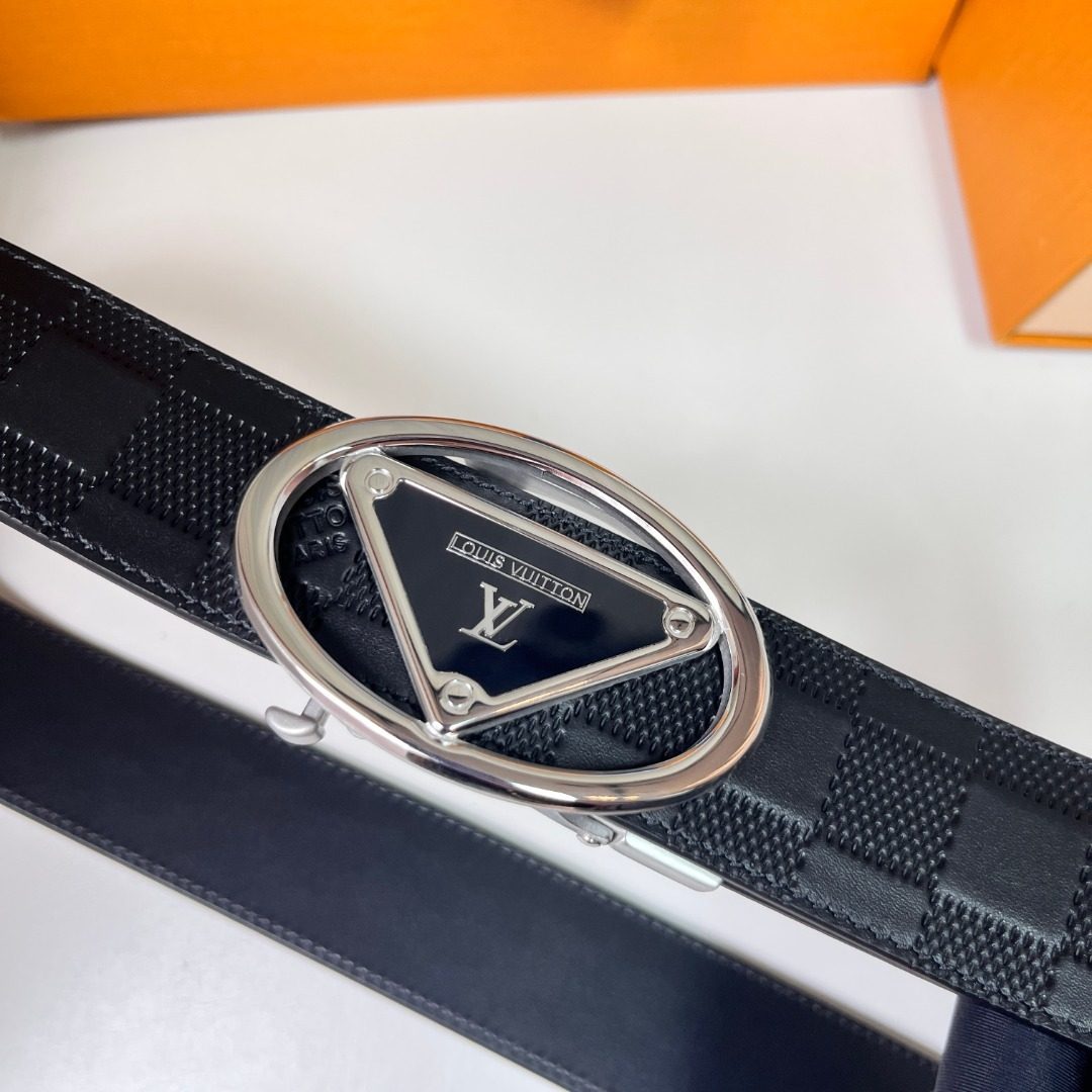 Louis Vuitton Damier Graphite Belt