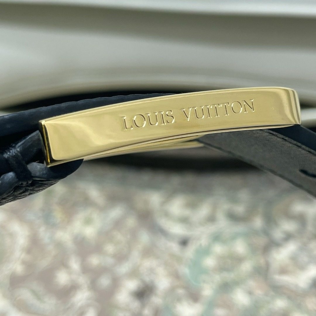 Louis Vuitton Damier Graphite Leather Belt