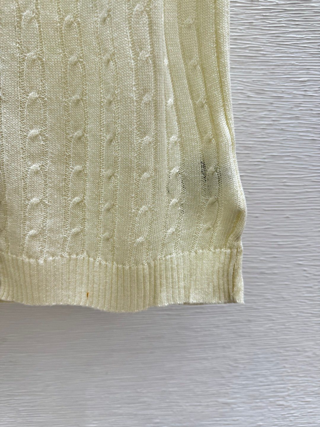Miu Miu Cable Knit Wool Vest