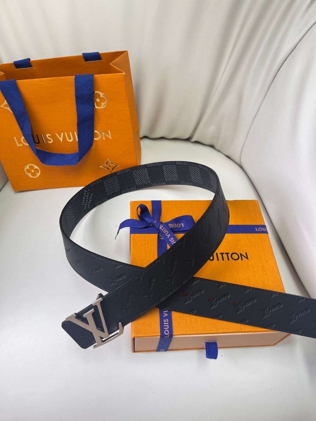 Louis Vuitton Damier Monogram Canvas Belt