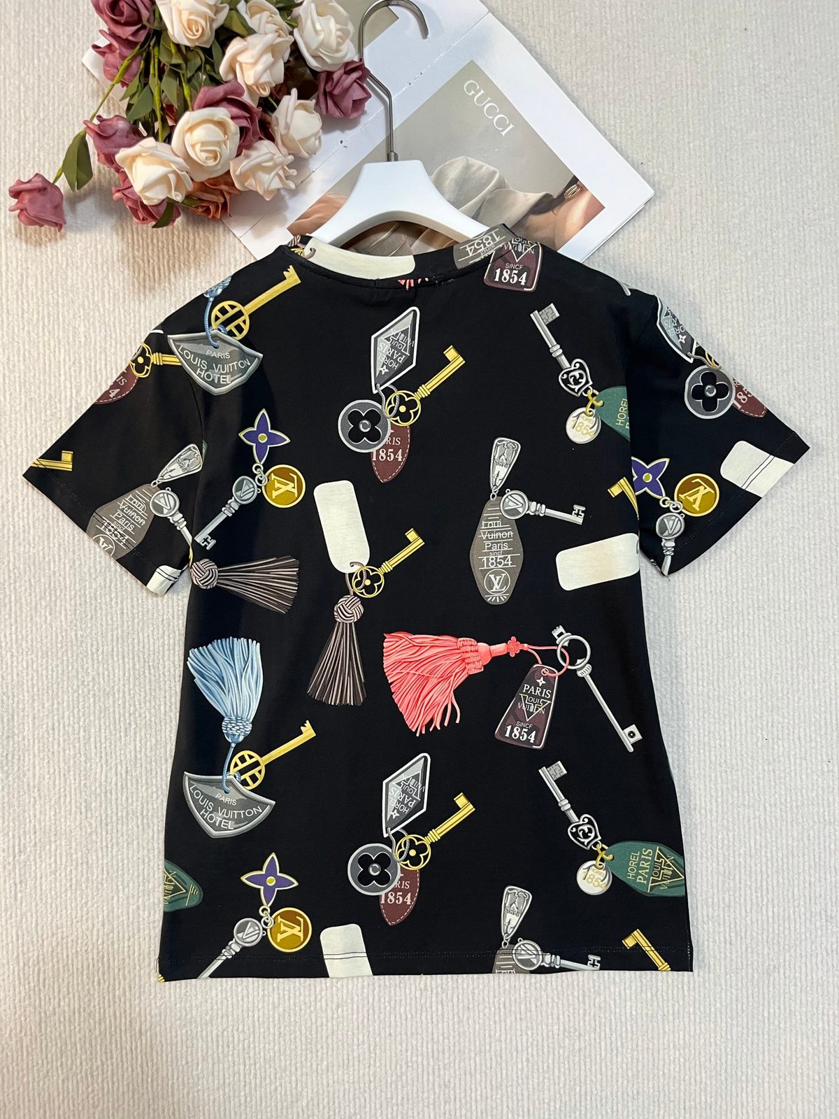 Louis Vuitton Monogram Tassel Print T-Shirt