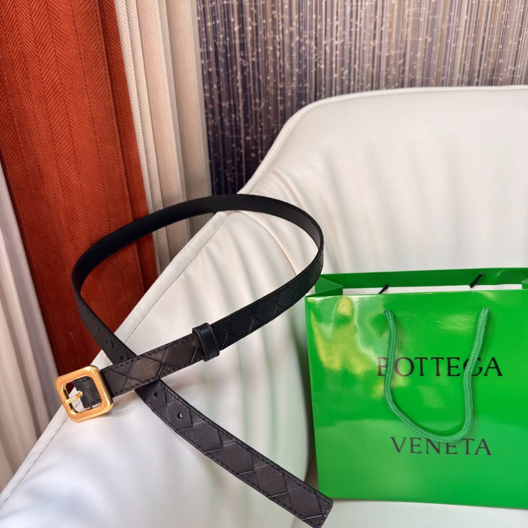 Bottega Veneta Intrecciato Leather Belt