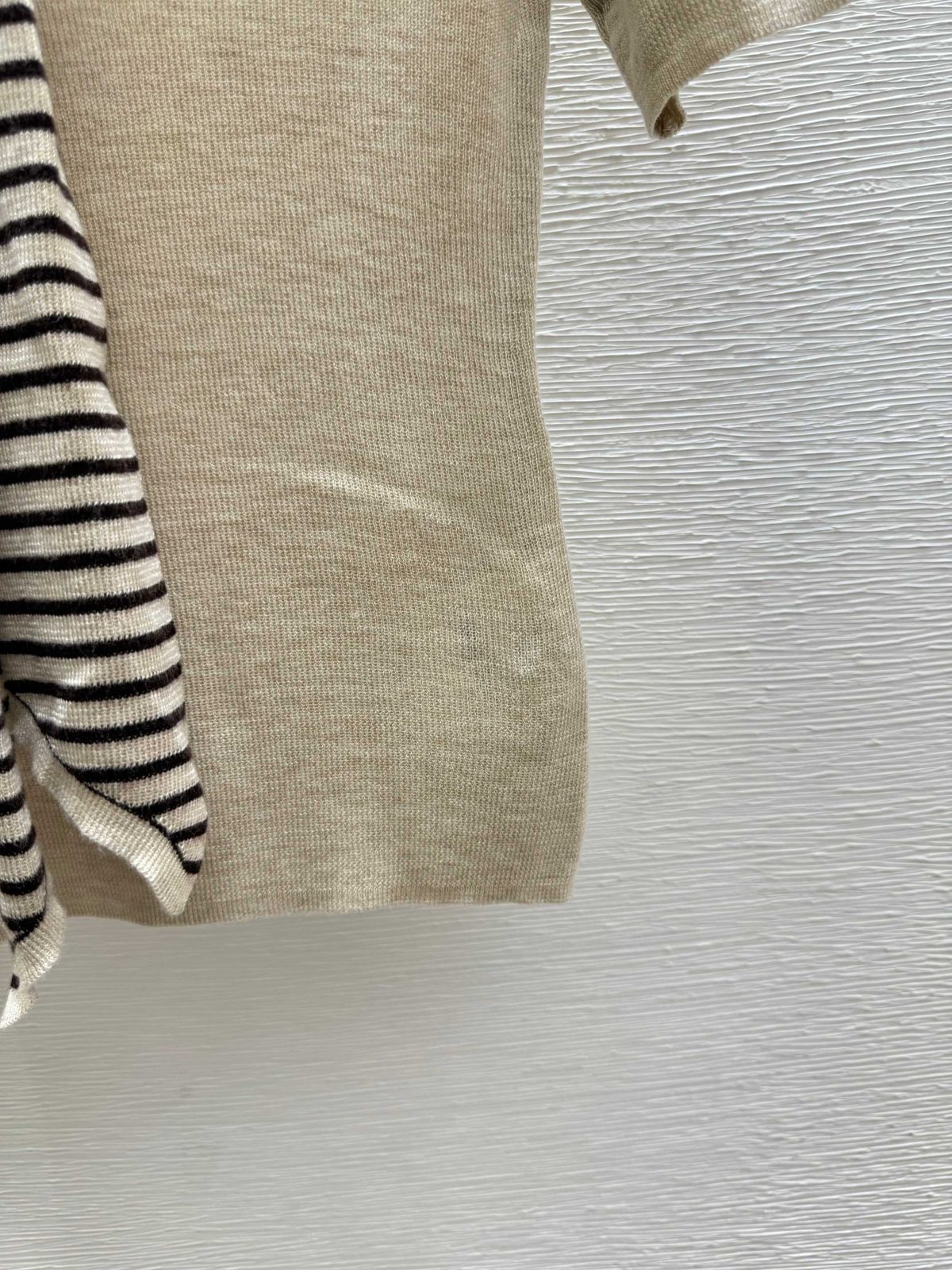 Miu Miu Wool Cashmere Hooded T-Shirt