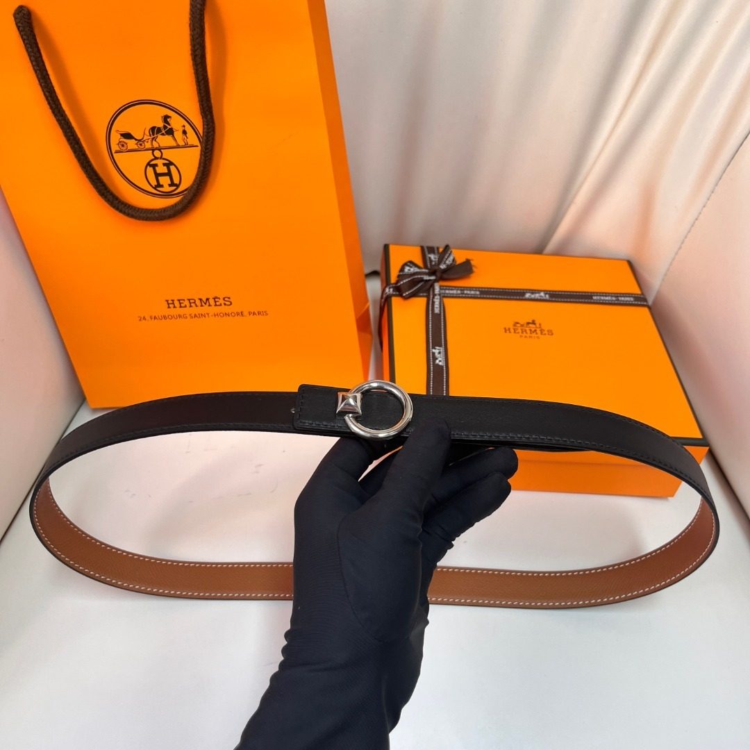 Hermès Reversible Leather Belt