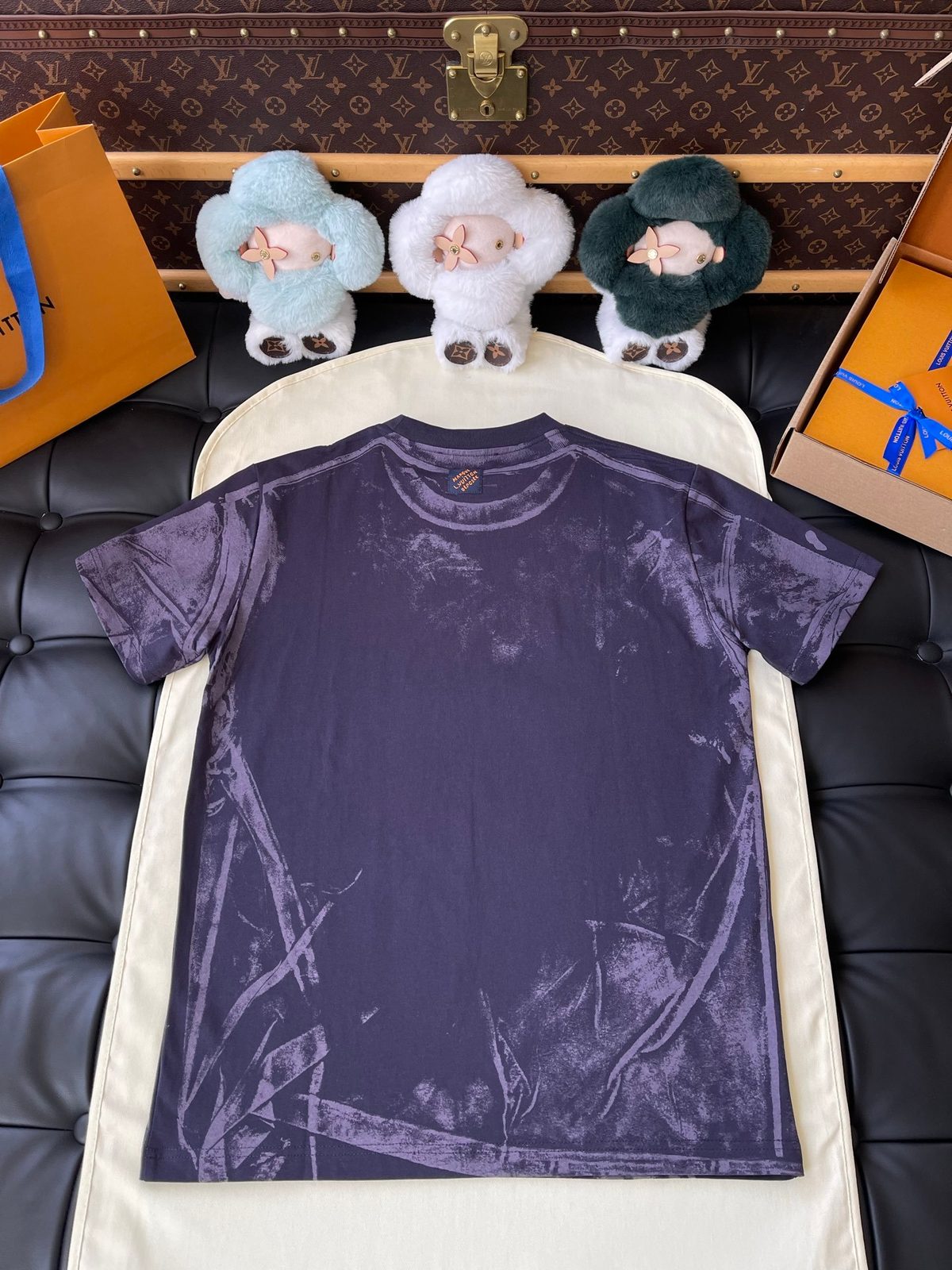 Louis Vuitton Monogram Velvet T-Shirt Purple