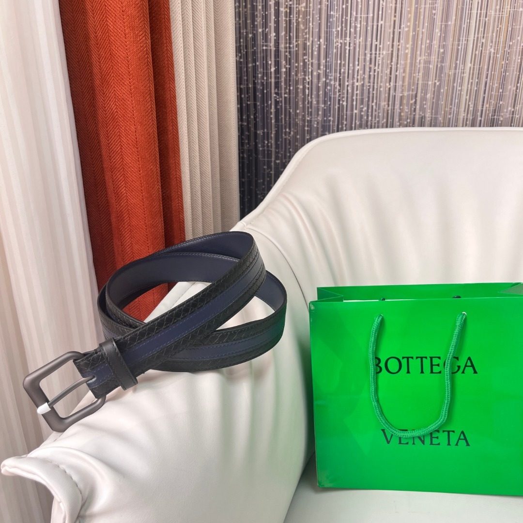 Bottega Veneta Intrecciato Leather Belt