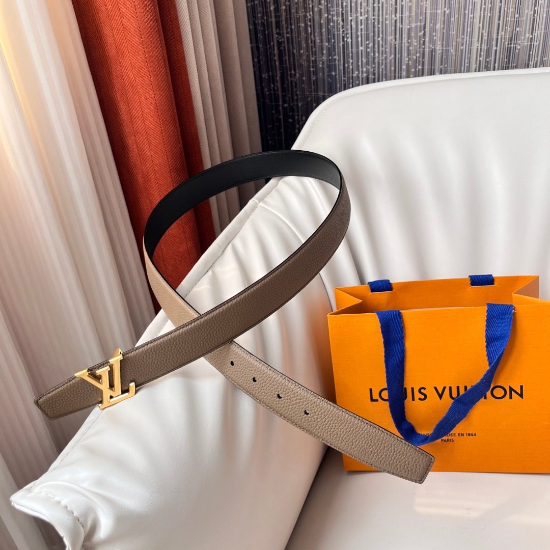 Louis Vuitton Reversible Leather Belt