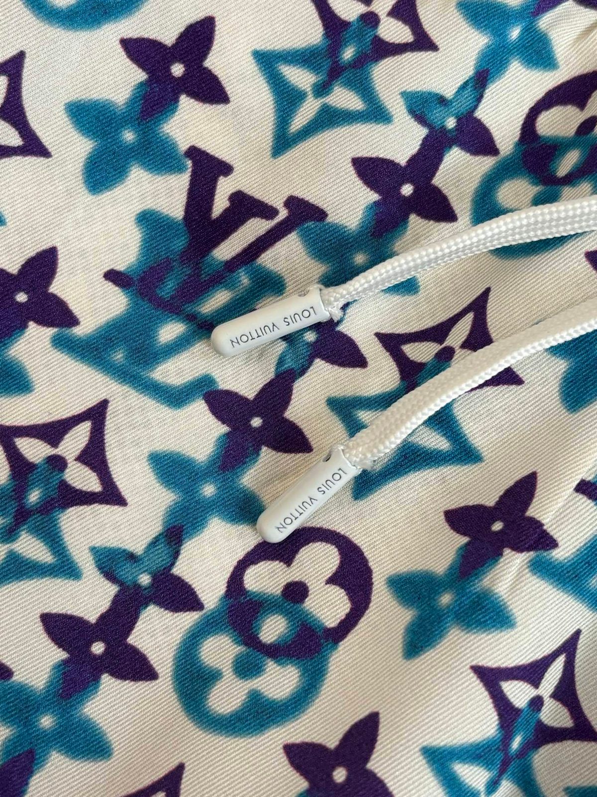 Louis Vuitton Monogram Silk Swim Shorts
