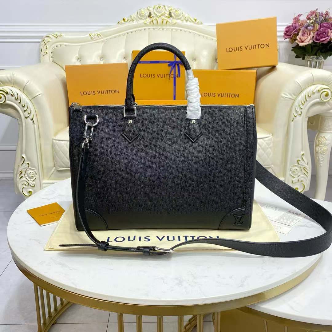 Louis Vuitton Taiga Leather Business Tote Bag