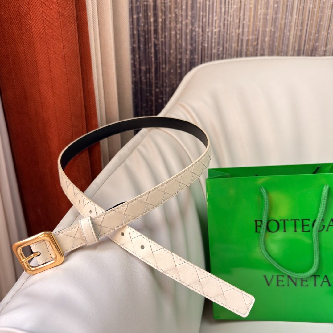 Bottega Veneta Intrecciato Leather Belt