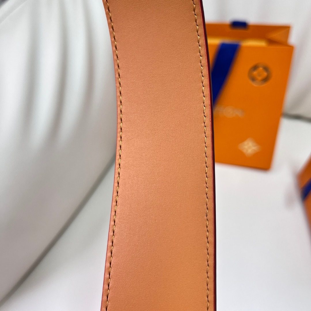 Louis Vuitton Monogram Blue Reversible Belt