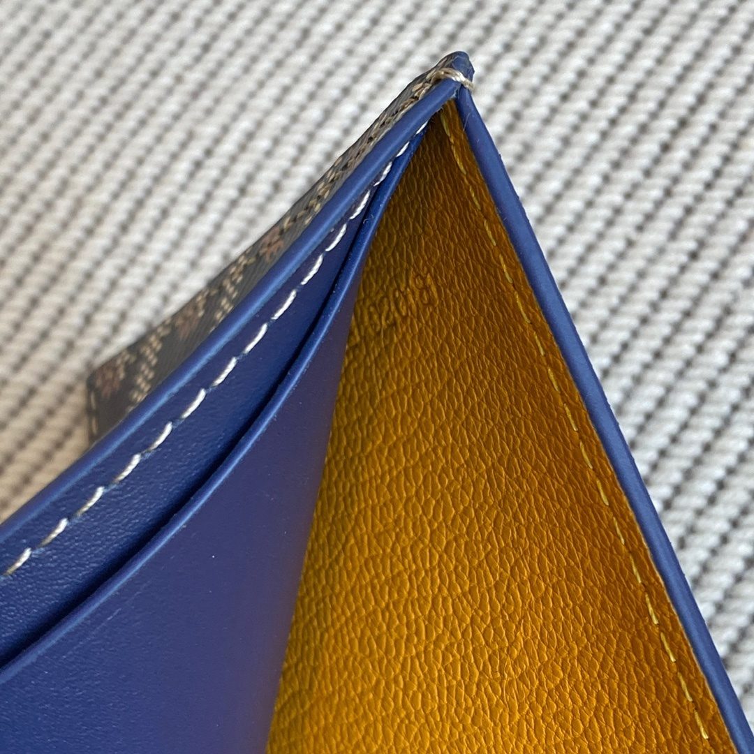 Goyard Paris Leather Card Holder Wallet