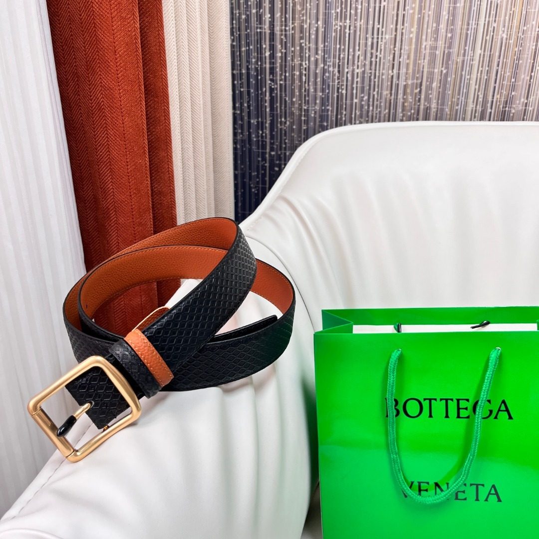 Bottega Veneta Intrecciato Leather Belt